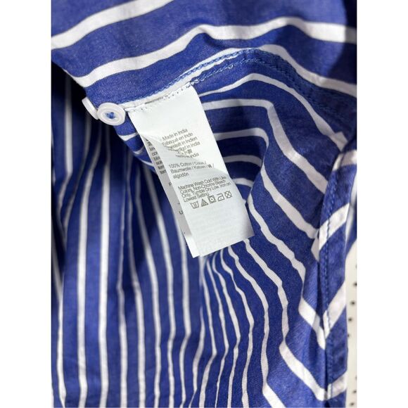J.Crew oversized button down striped shirt size XS - Picture 4 of 6